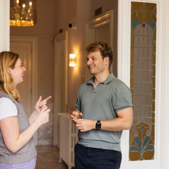 Emma van Schaik en Matthijs Russ